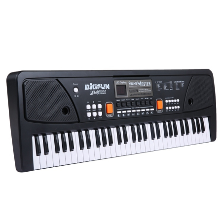 Orgă muzicală pentru copii „Sound Master”, 61 clape, microfon și funcții interactive [1]