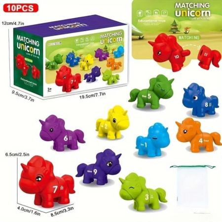 Pachet Montessori 7 jocuri educative pentru copii – sortare, potrivire si numarat [4]
