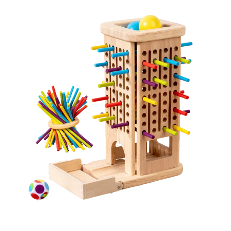 Pachet Vacanta la Bunici - 3 Jocuri din Lemn | ZukiToys [2]