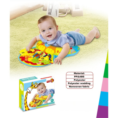 Perna de activități pentru bebeluși cu jucării incluse – centru senzorial și suport tummy-time [1]