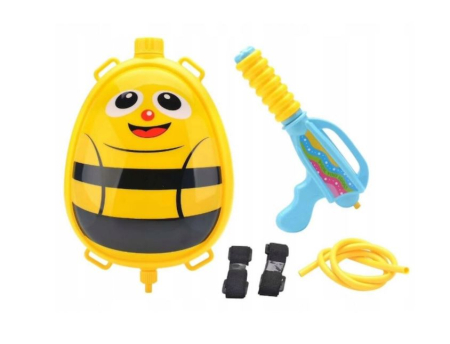 Joaca de Vara & Apa - Pistol cu apă tip rucsac „Albinuță” cu rezervor și bretele ajustabile