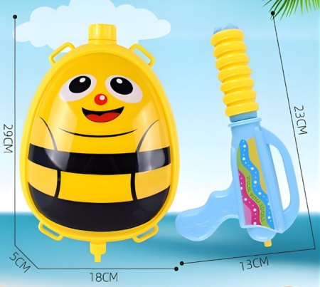 Pistol cu apă tip rucsac „Albinuță” cu rezervor și bretele ajustabile [2]