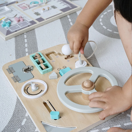 Placă senzorială multisenzorială Montessori | ZukiToys.ro [2]