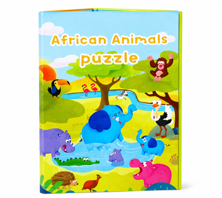 Toate Jucariile pentru Copii - Planșă educativă magnetică cu animale sălbatice – 25 piese