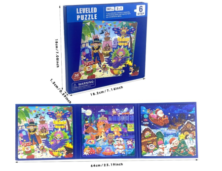 Puzzle educativ cu scenă de carnaval și personaje vesele, 147 piese [4]