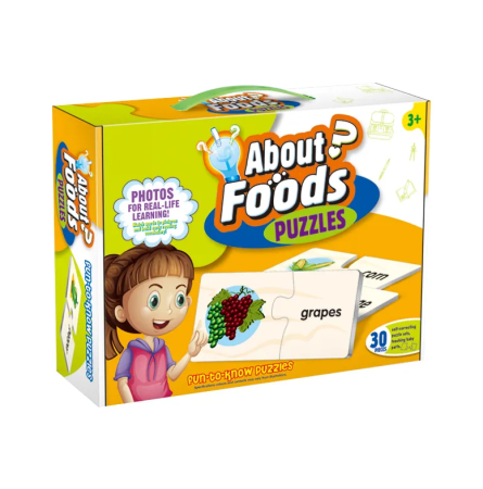 Jucarii Accesibile (sub 59 lei) - Puzzle educativ – ,, diferențierea alimentelor pentru copii ”