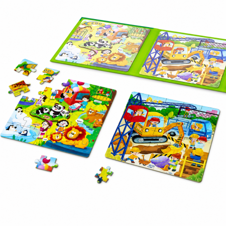 Puzzle educativ grădina zoologică cu animale, 97 piese [4]