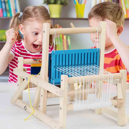 Război de țesut din lemn – jucărie educativă pentru copii [1]