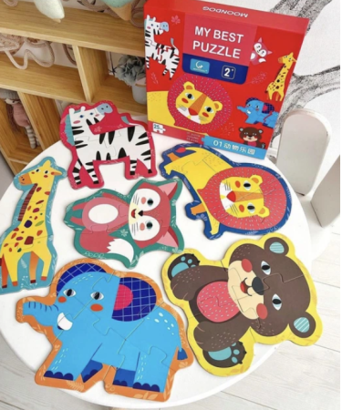 Set 6 puzzle animale sălbatice [1]