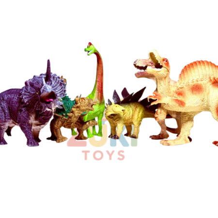 Set animale mari DINOZAURI – 6 piese (21 - 25 cm)