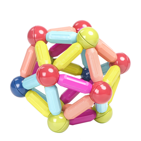 Set bețișoare magnetice pentru construcții creative Magnetic Sticks, 53 piese [2]