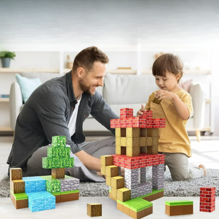 Set blocuri magnetice de construcție - 100 de piese [2]