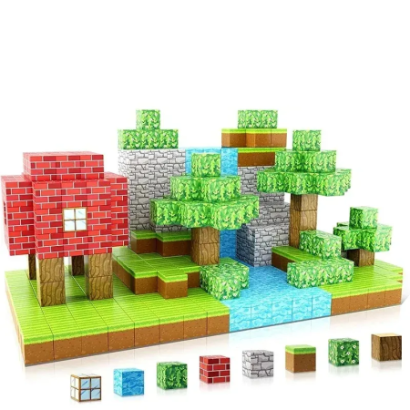 Set blocuri magnetice de construcție - 64 de piese [2]