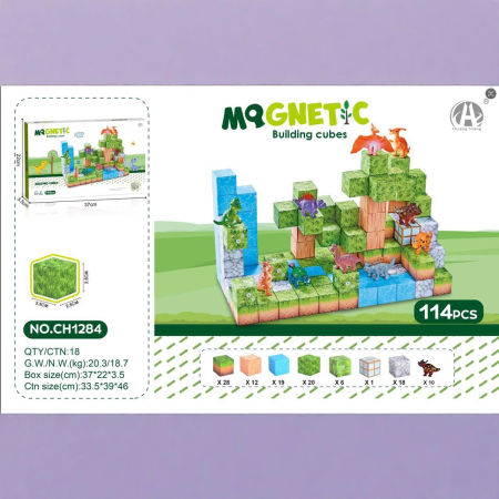 Set Blocuri Magnetice Minecraft – între 48 și 114 piese, Joc STEM [3]