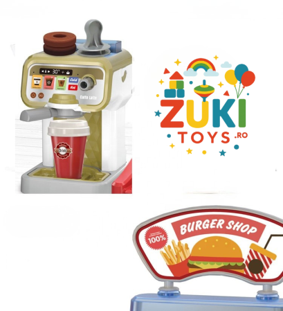Set "Burger SHOP" cu casă de marcat – jucărie de rol 3+ [1]