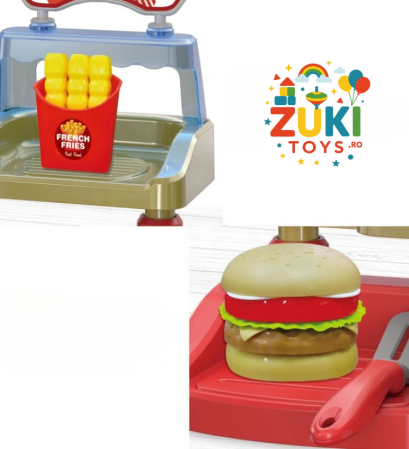 Set "Burger SHOP" cu casă de marcat – jucărie de rol 3+ [3]