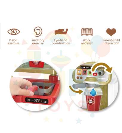 Set "Burger SHOP" cu casă de marcat – jucărie de rol 3+ [2]