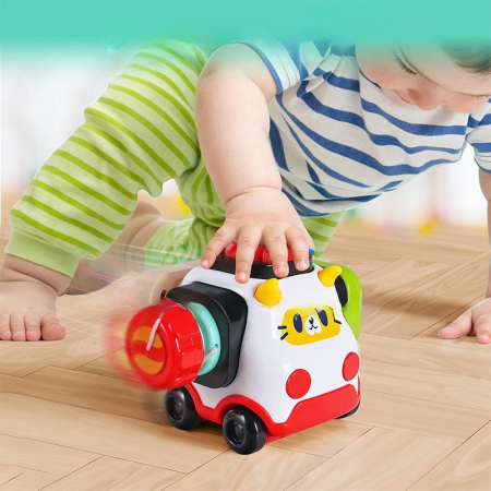 Set Busy Board modular pentru copii – 10 piese cu mașinuță și activități senzoriale 12+ [1]