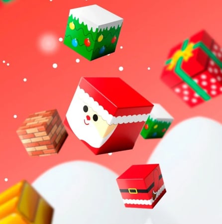 Set Construcție Magnetică Minecraft Crăciun – 60 / 100 piese, Joc STEM [5]