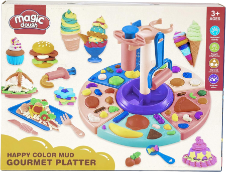 Toate Jucariile pentru Copii - Set creativ din plastilina – bucătărie și set pentru modelaj pentru copii 36+