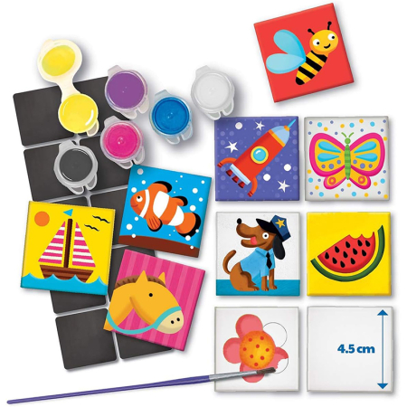 Set creativ pentru pictură pe plăcuțe magnetice – Creează și personalizează magneți de frigider [2]