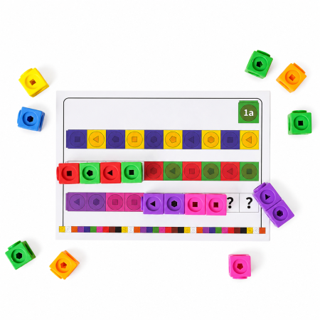 Set cuburi educative – 146 piese colorate pentru învățare și construcție [3]