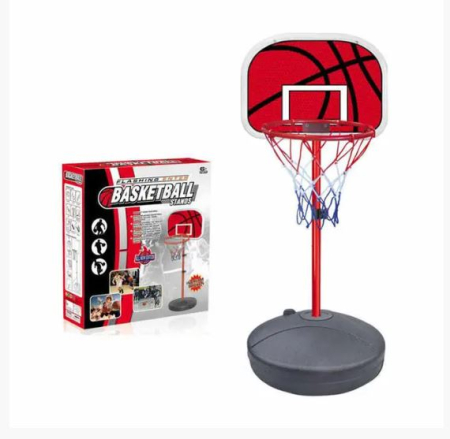 Joaca de Vara & Apa - Set de baschet cu înălțime reglabilă până la 202 cm, minge și suport stabil