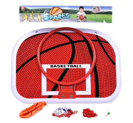 Joaca de Vara & Apa - Set de baschet pentru copii cu minge și coș reglabil pentru joacă în aer liber