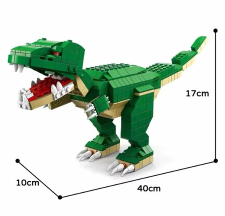 Set de construcție dinozauri 6 în 1 pentru copii cu 1000 piese [2]