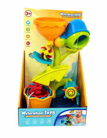 Set jucării de apă cu rotițe interactive – 5 piese colorate [2]