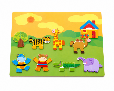 Set magnetic educativ cu animale și forme – 117 piese creativ [2]