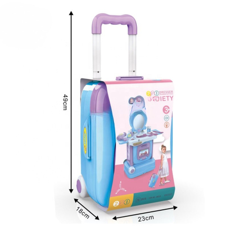 Set Masa de Toaleta si Troller 2 in 1 cu Accesorii [4]