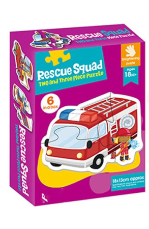 Toate Jucariile pentru Copii - Set puzzle educativ 6 în 1 cu piese mari – echipă de salvare