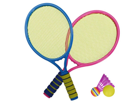Joaca de Vara & Apa - Set rachete tenis pentru copii cu minge și fluturaș pentru badminton