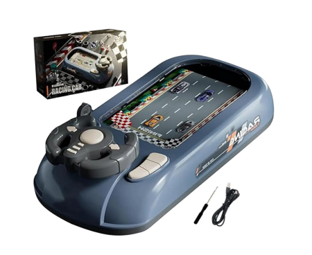 Simulator curse auto cu volan interactiv - albastru [3]