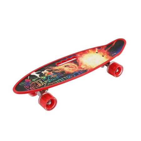 Skateboard tip Mini Cruiser cu mâner - Model Dragon Blaze [1]