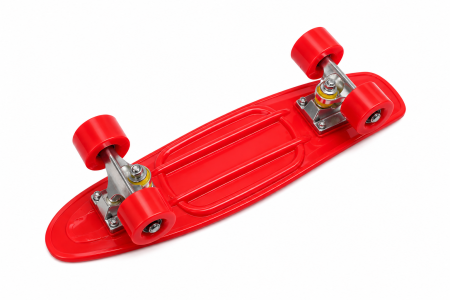 Skateboard tip Mini Cruiser pentru copii - Rosu [1]