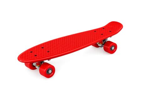 Role si Skateboard - Skateboard tip Mini Cruiser pentru copii - Rosu