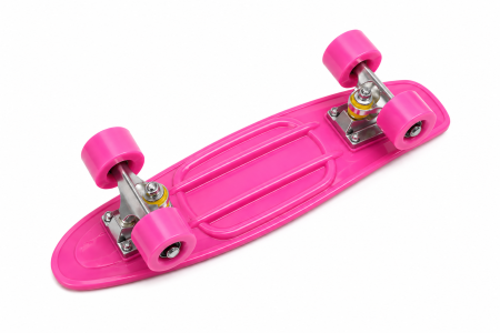 Skateboard tip Mini Cruiser pentru copii - Roz [1]