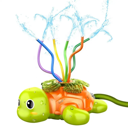 Joaca de Vara & Apa - Stropitoare de grădină pentru copii ,,Broască țestoasă" cu pulverizare rotativă