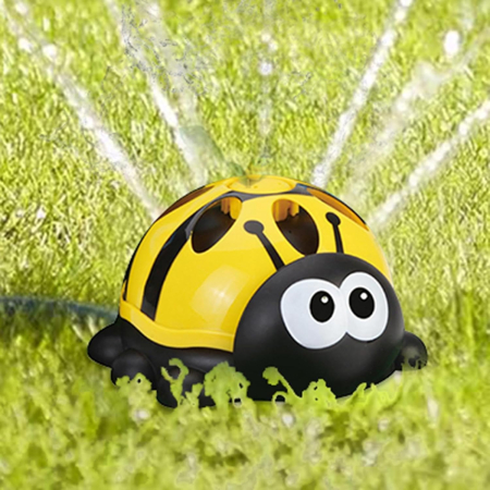 Stropitoare de gradină pentru copii tip buburuză galbenă cu pulverizare [1]