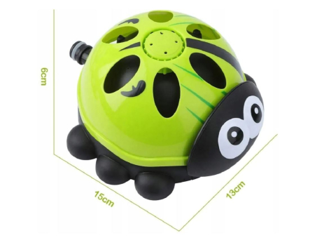 Stropitoare de gradină pentru copii tip buburuză verde cu pulverizare [3]