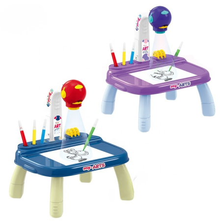 Jucarii educative - Tabla de desenat cu proiector – 32 imagini pentru copii 3+