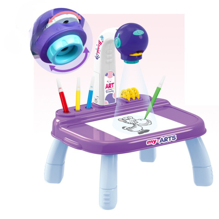 Tabla de desenat cu proiector – 32 imagini pentru copii 3+ [1]