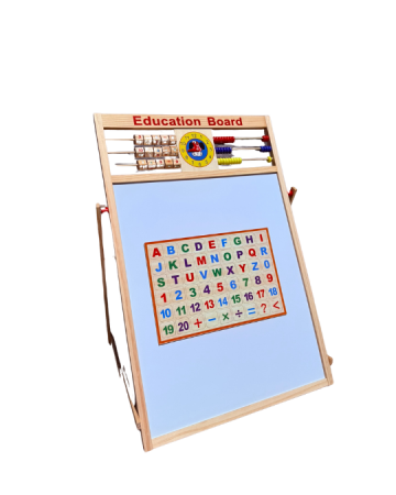 Tabla educativa multifunctionala din lemn 3-in-1, magnetica / marker / creta 2 dimensiuni [1]