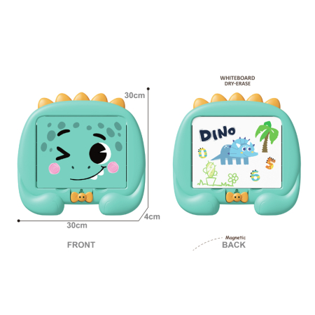 Tablă magnetică Dino cu alfabet și accesorii [2]