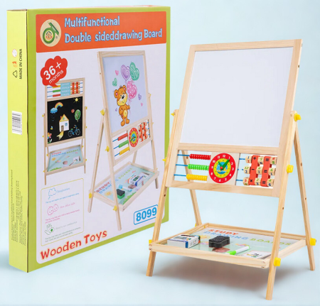 Cadouri de Sarbatori - Tabla magnetică pentru copii – cu accesorii și litere magnetice