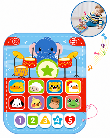 Tabletă interactivă educativă ,, Model elefant " – Animale, numere, lumini și sunete [2]