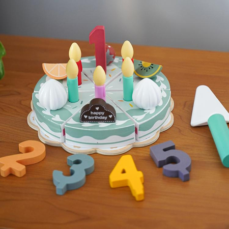 Tort din lemn – jucărie Kabi - Montessori - 2+ [3]