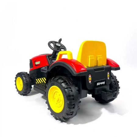 Tractor electric 3 în 1 cu remorcă și telecomandă parentală - Roșu ,12V [2]